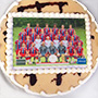 Diese Tabler Fototorte ist nur was für echte Bayern München Fans. Feine Sahnetorte mit Fotomotiv.