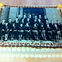 Eine Konfirmationstorte zum besonderen Anlass - zur Goldenen Konfirmation mit passendem Foto und leckerer Sahne.
